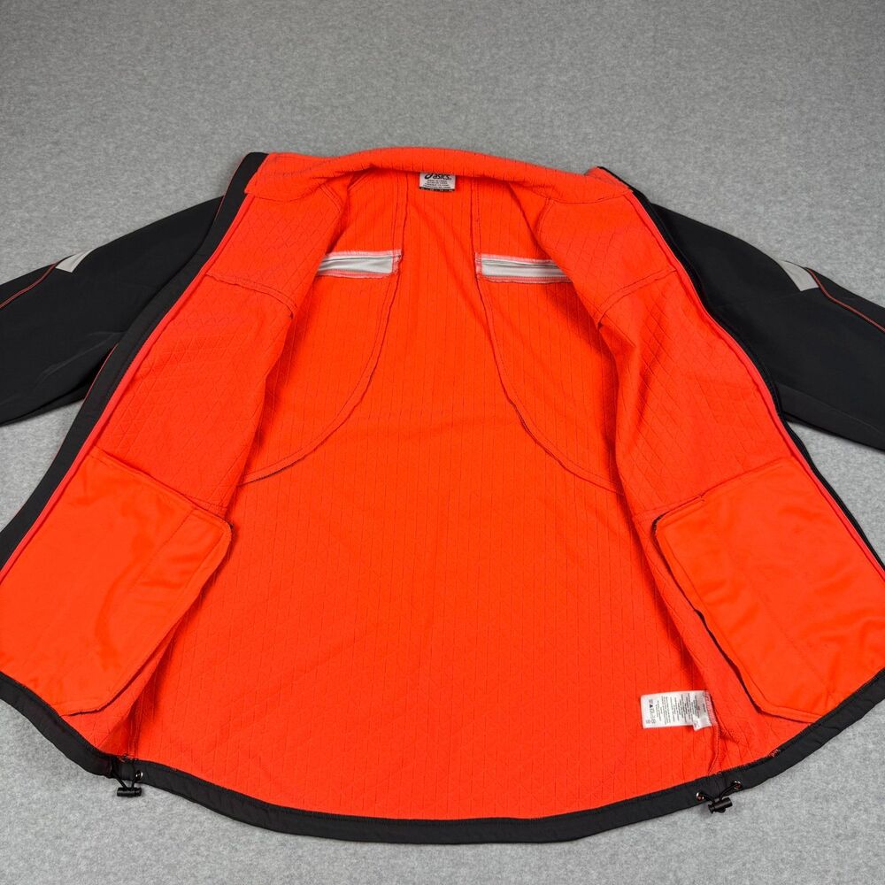 Asics Men's Ultra Waterproof Running Jacket W/ Reflective Strip and Vents - XL - Picture 4 of 9